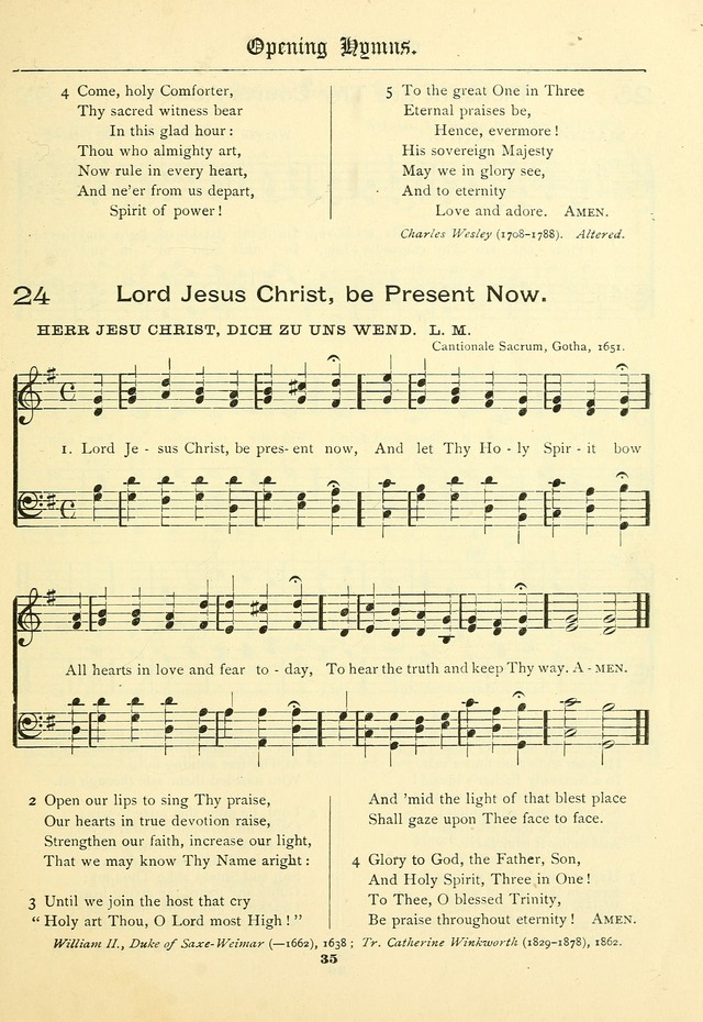 School and Parish Hymnal: with tunes page 36