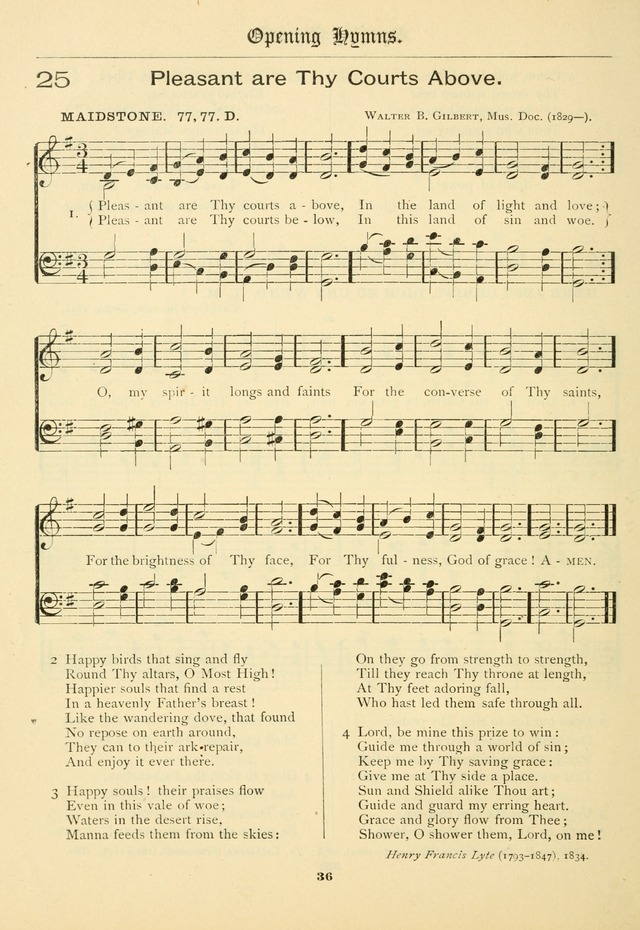 School and Parish Hymnal: with tunes page 37