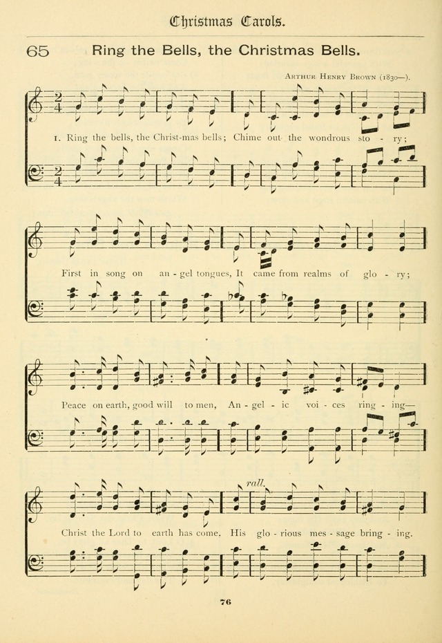 School and Parish Hymnal: with tunes page 77