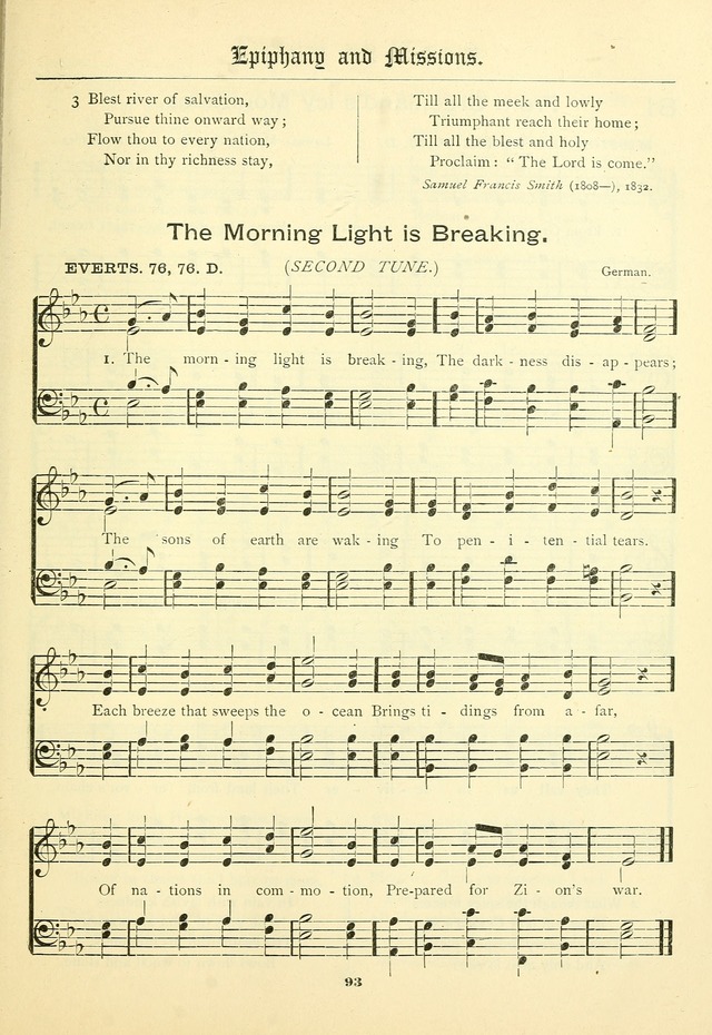 School and Parish Hymnal: with tunes page 94