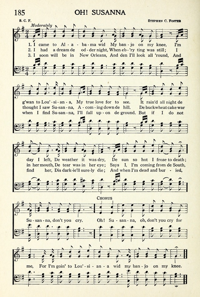 Seth Parker's Hymnal 185. I came to Alabama wid My banjo on my knee |  Hymnary.org