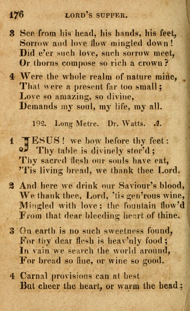 A Selection of Psalms and Hymns: done under the appointment of the Philadelphian Association (4th ed.) page 176