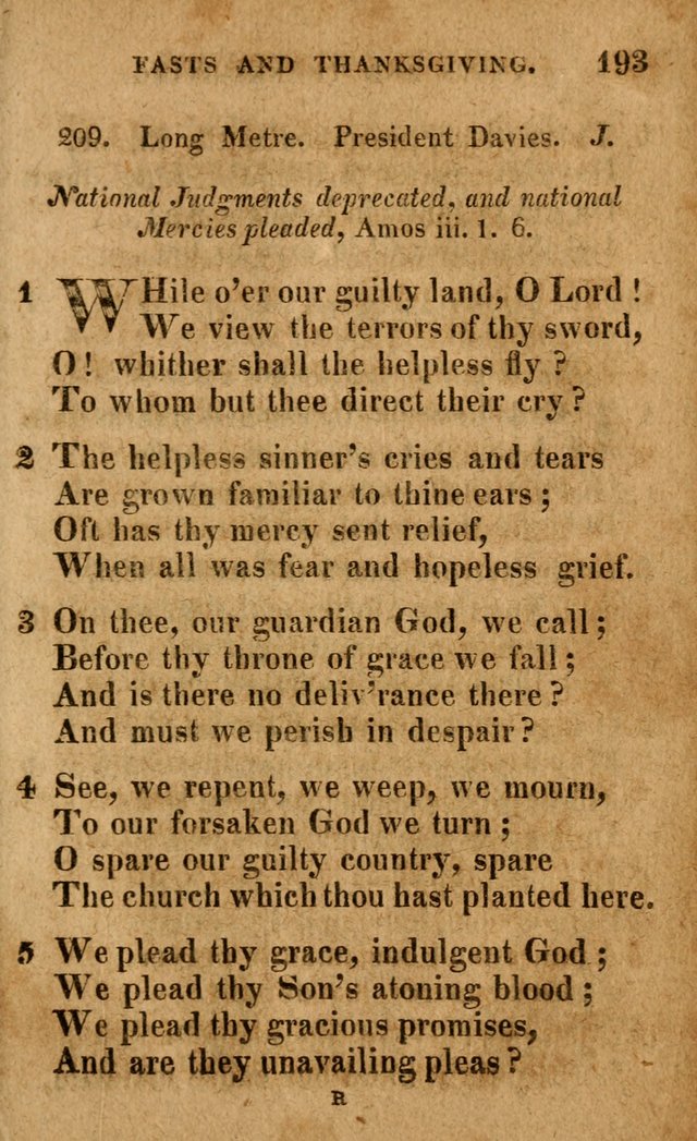 A Selection of Psalms and Hymns: done under the appointment of the Philadelphian Association (4th ed.) page 193
