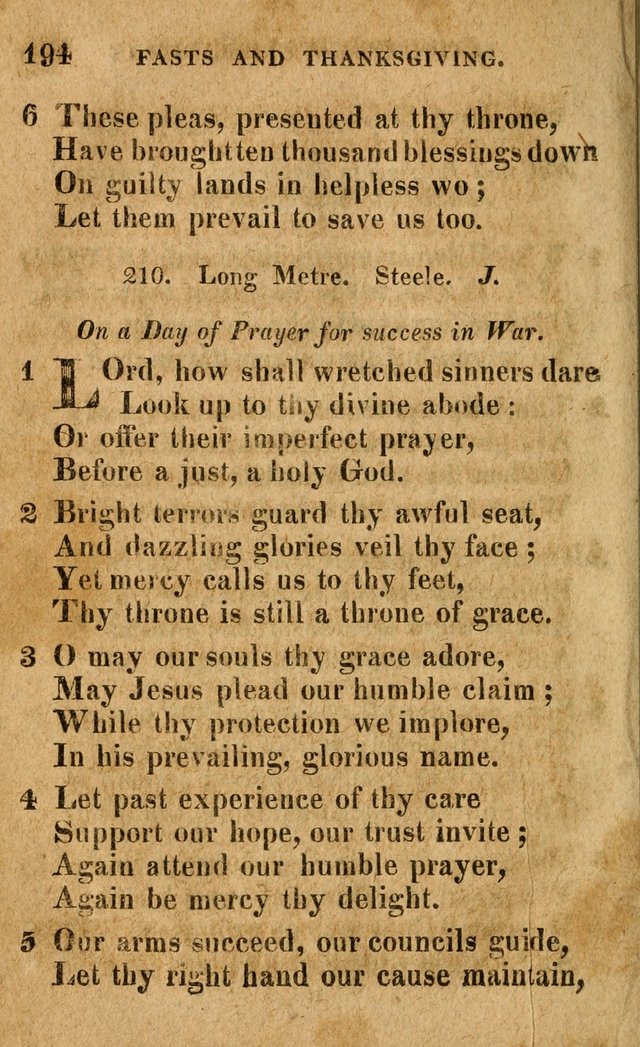 A Selection of Psalms and Hymns: done under the appointment of the Philadelphian Association (4th ed.) page 194