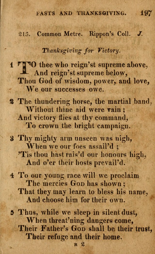 A Selection of Psalms and Hymns: done under the appointment of the Philadelphian Association (4th ed.) page 197