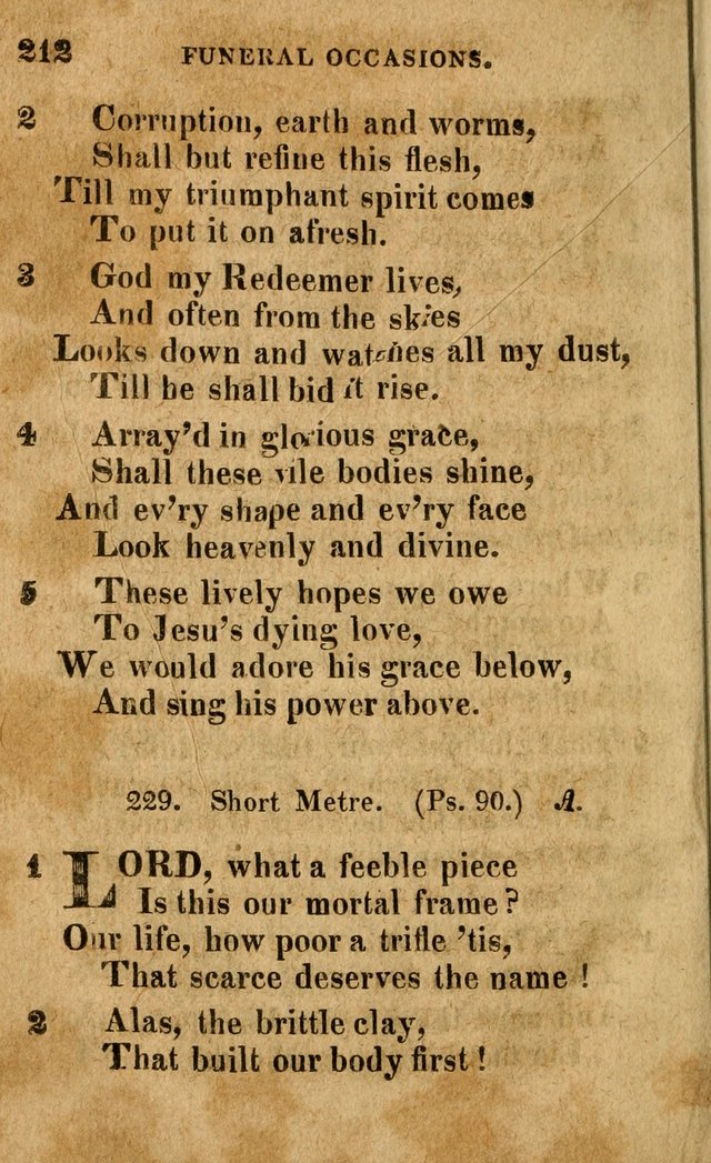 A Selection of Psalms and Hymns: done under the appointment of the Philadelphian Association (4th ed.) page 212