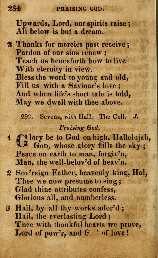 A Selection of Psalms and Hymns: done under the appointment of the Philadelphian Association (4th ed.) page 284
