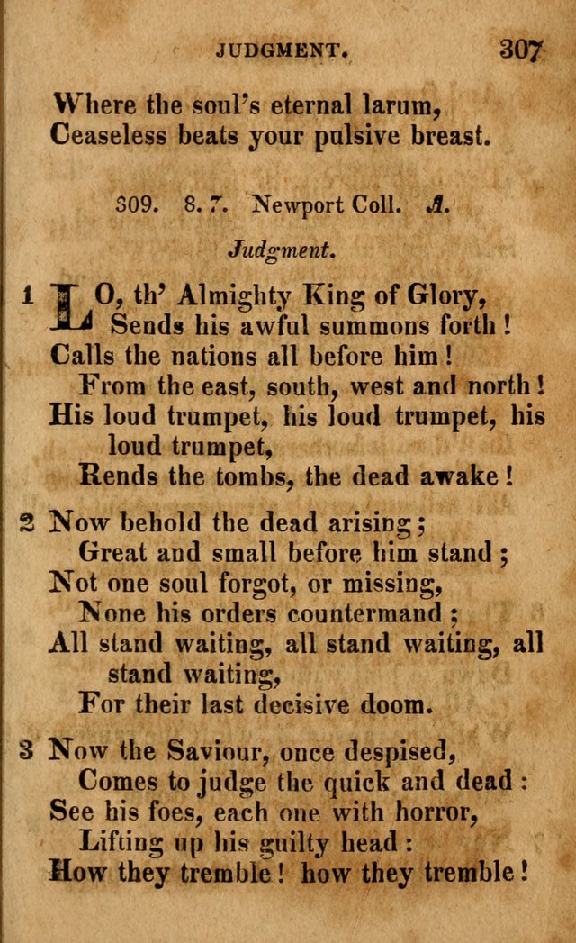 A Selection of Psalms and Hymns: done under the appointment of the Philadelphian Association (4th ed.) page 307