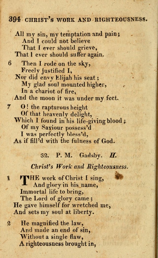 A Selection of Psalms and Hymns: done under the appointment of the Philadelphian Association (4th ed.) page 394