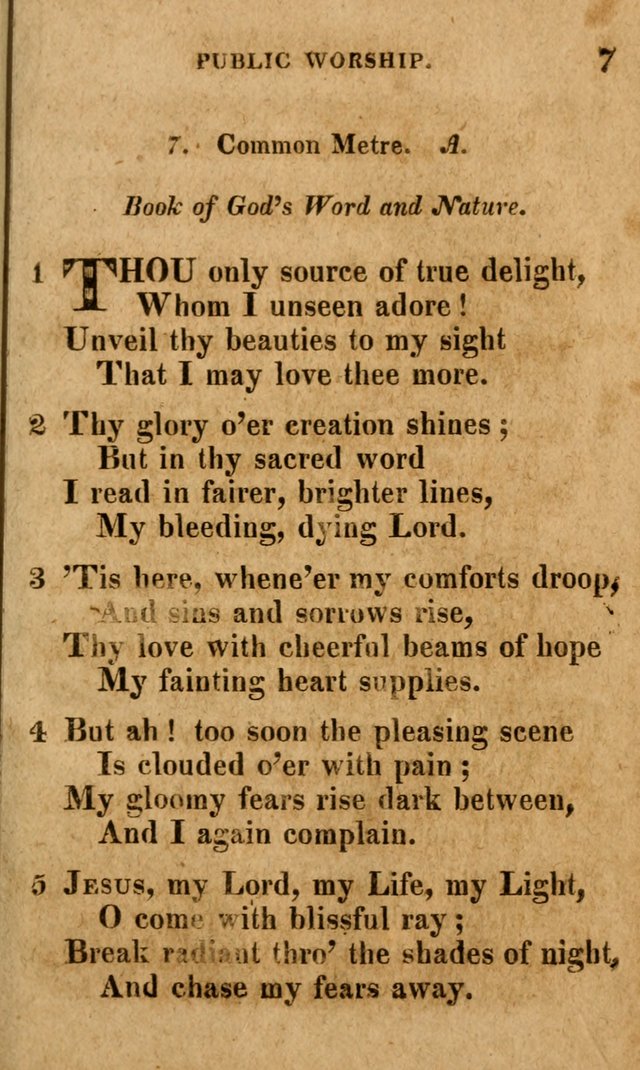 A Selection of Psalms and Hymns: done under the appointment of the Philadelphian Association (4th ed.) page 7