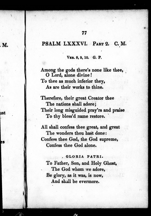 A Selection of Psalms, Hymns and Anthems, for every Sunday and principal festival throughout the year. for the use of congregations in the dioceses Quebec and Toronto. page 71