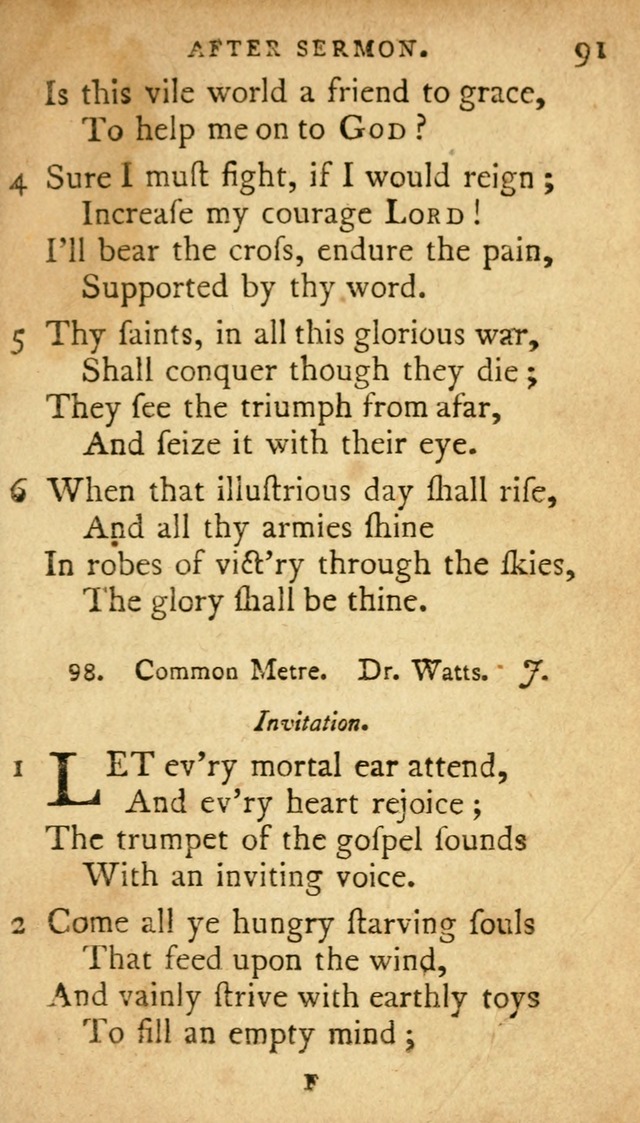 A Selection of Psalms and Hymns: done under appointment of the Philadelphian Association (2nd ed) page 113