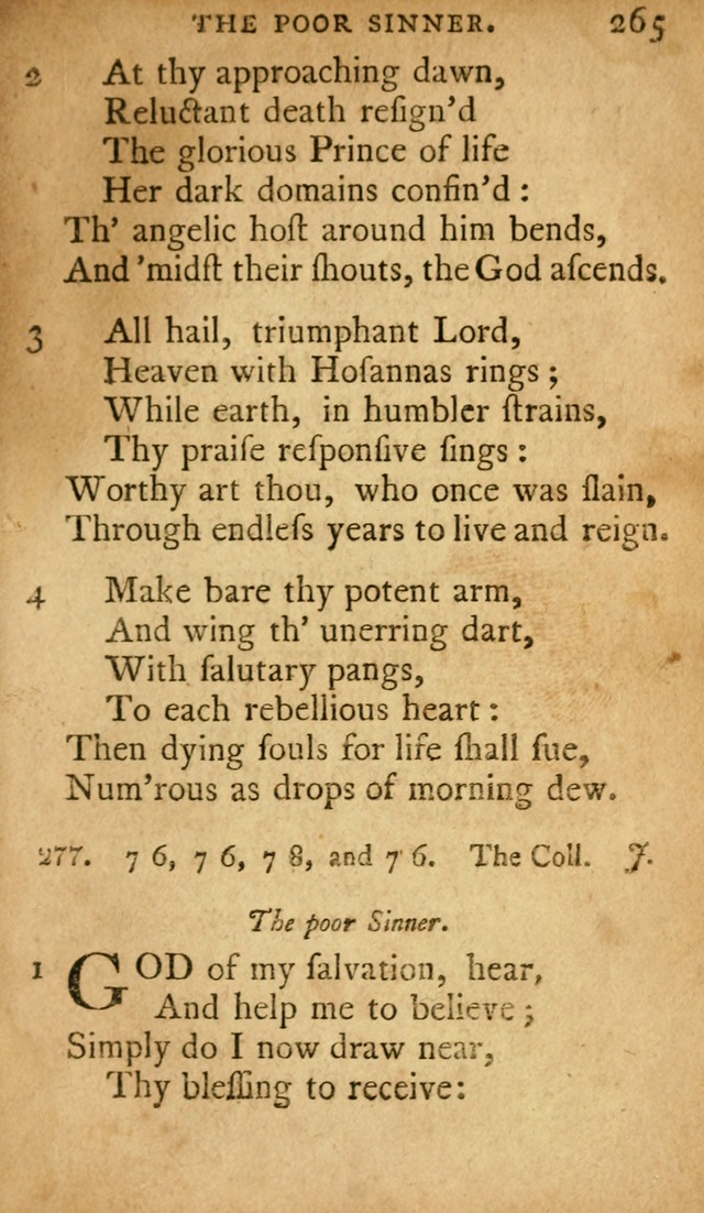 A Selection of Psalms and Hymns: done under appointment of the Philadelphian Association (2nd ed) page 281