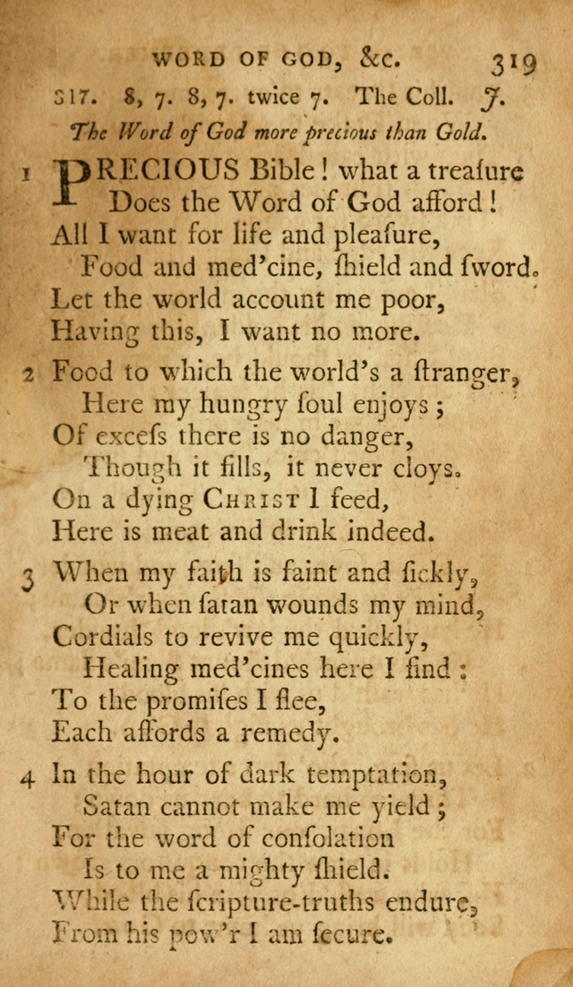 A Selection of Psalms and Hymns: done under appointment of the Philadelphian Association (2nd ed) page 335