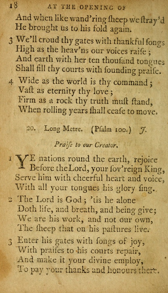 A Selection of Psalms and Hymns: done under appointment of the Philadelphian Association (2nd ed) page 38