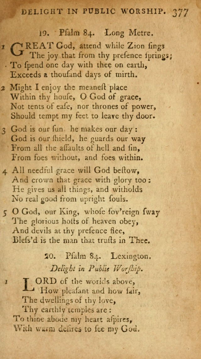 A Selection of Psalms and Hymns: done under appointment of the Philadelphian Association (2nd ed) page 393