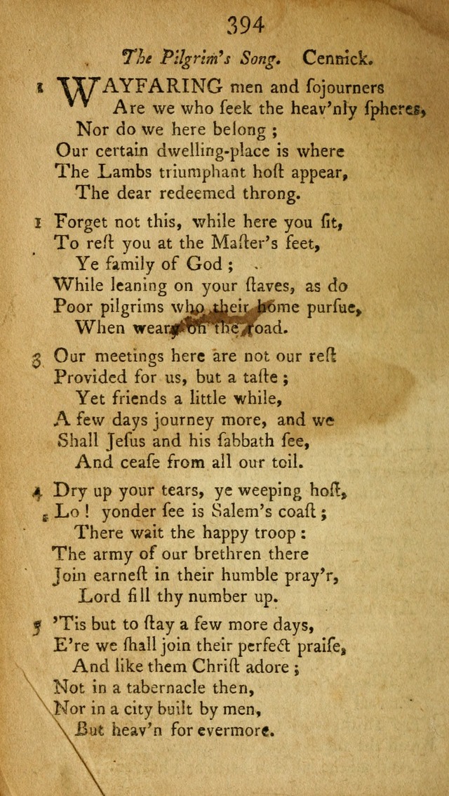 A Selection of Psalms and Hymns: done under appointment of the Philadelphian Association (2nd ed) page 412