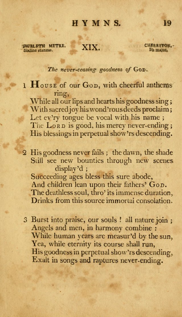 A Selection of Psalms and Hymns, Embracing all the Varieties of Subjects page 171