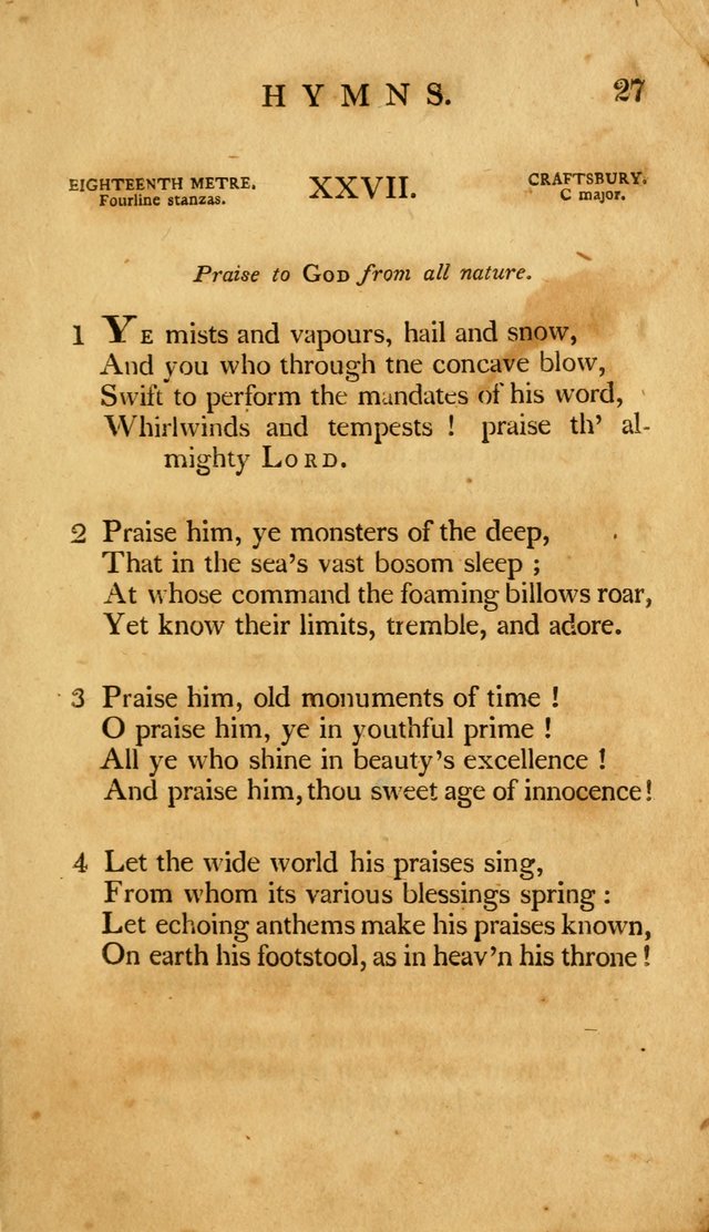 A Selection of Psalms and Hymns, Embracing all the Varieties of Subjects page 179