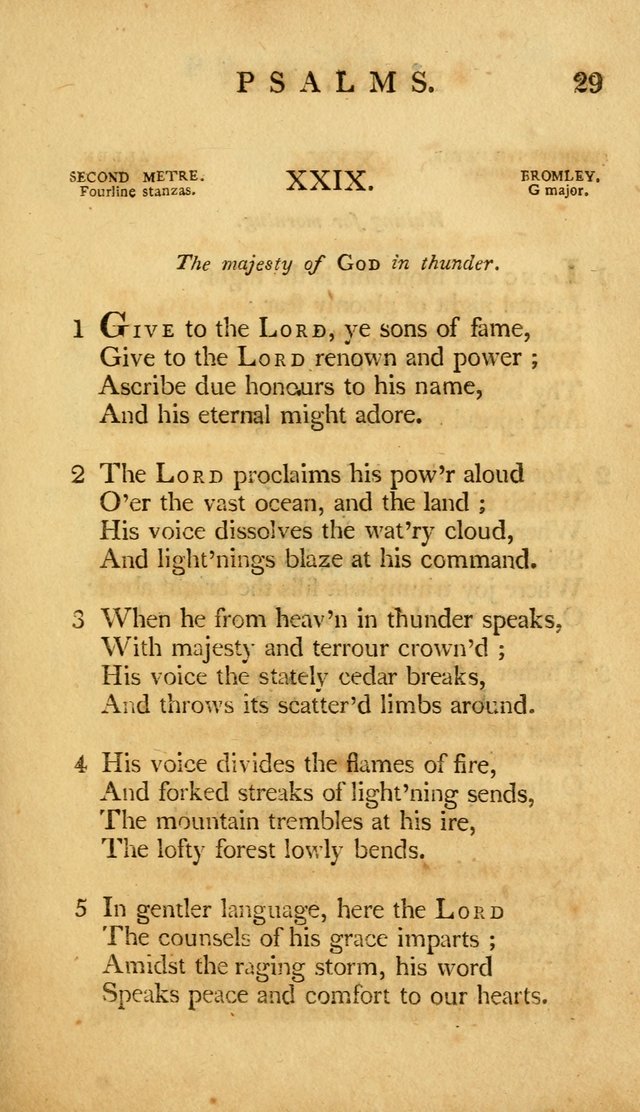 A Selection of Psalms and Hymns, Embracing all the Varieties of Subjects page 33