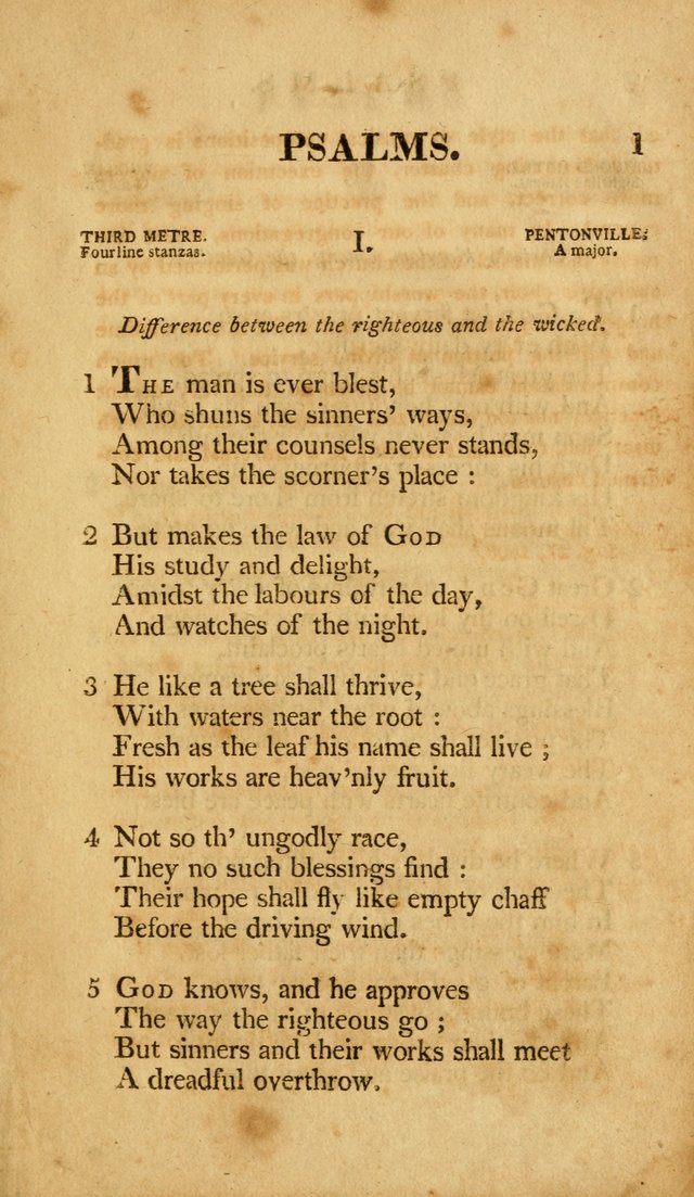 A Selection of Psalms and Hymns, Embracing all the Varieties of Subjects page 5