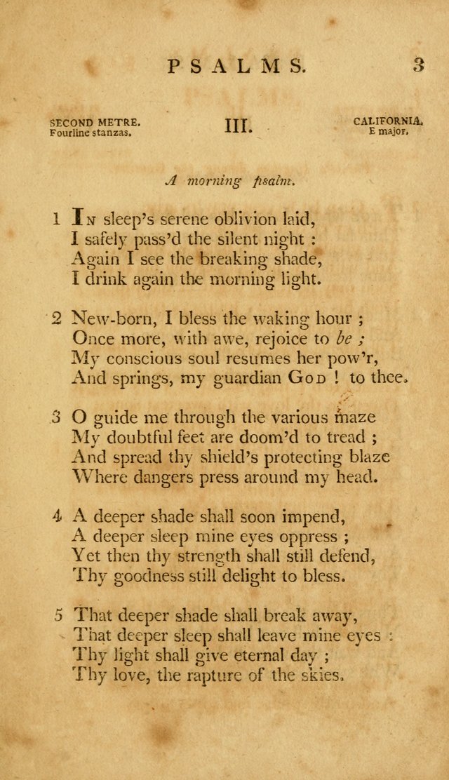 A Selection of Psalms and Hymns, Embracing all the Varieties of Subjects page 7