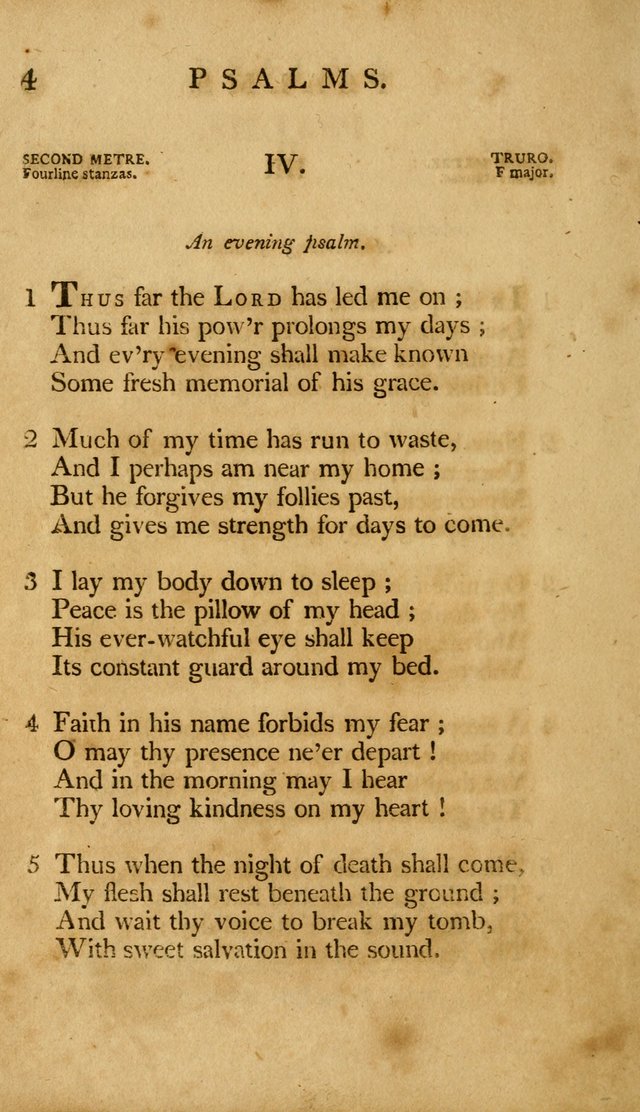 A Selection of Psalms and Hymns, Embracing all the Varieties of Subjects page 8