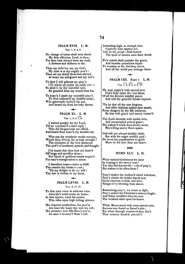 A Selection of Psalms and Hymns: for every Sunday and principle festival throughout the year for the use of congregations in the Diocess of Quebec page 70