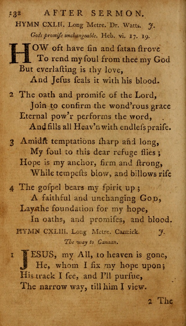 A Selection of Psalms and Hymns: done under the appointment of  the Philadelphian Association page 132