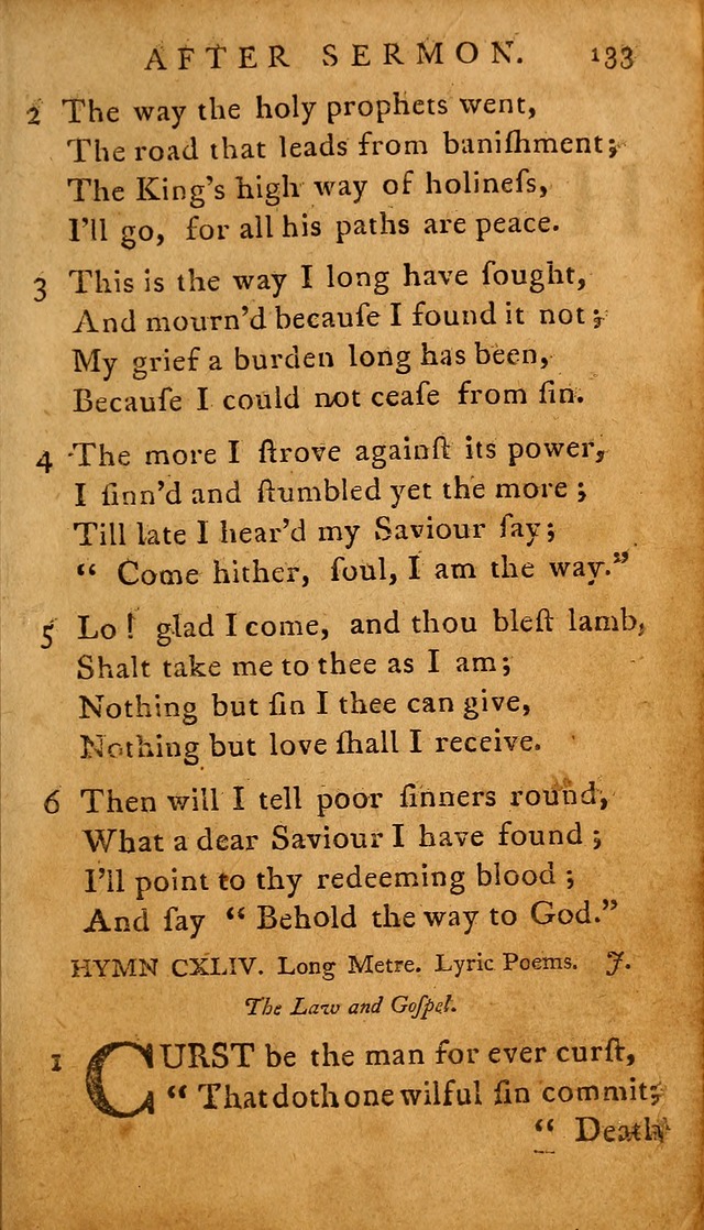 A Selection of Psalms and Hymns: done under the appointment of  the Philadelphian Association page 133