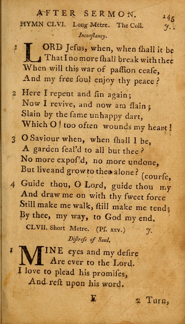 A Selection of Psalms and Hymns: done under the appointment of  the Philadelphian Association page 145