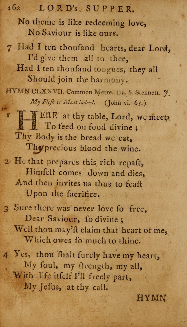 A Selection of Psalms and Hymns: done under the appointment of  the Philadelphian Association page 162