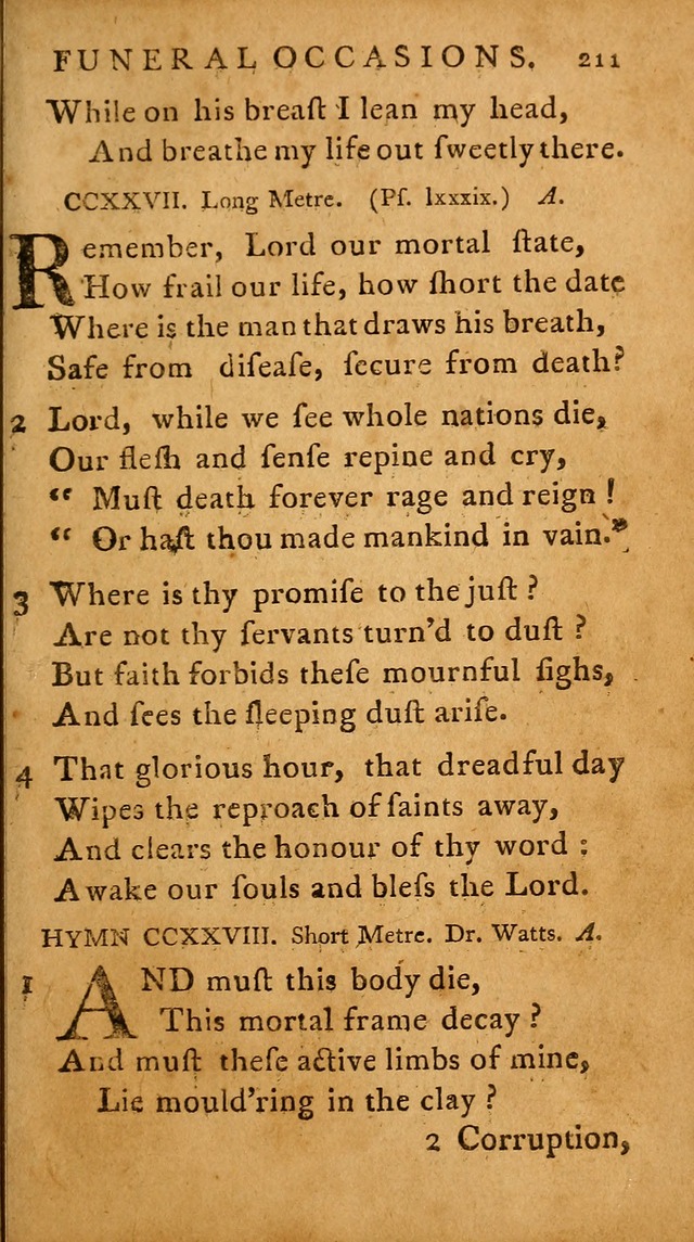 A Selection of Psalms and Hymns: done under the appointment of  the Philadelphian Association page 221
