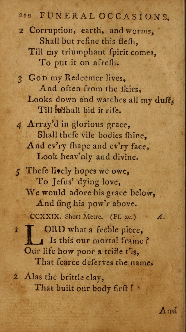 A Selection of Psalms and Hymns: done under the appointment of  the Philadelphian Association page 222