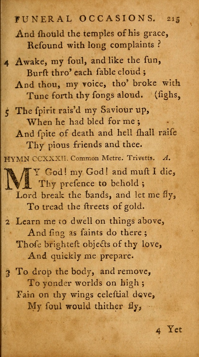 A Selection of Psalms and Hymns: done under the appointment of  the Philadelphian Association page 225