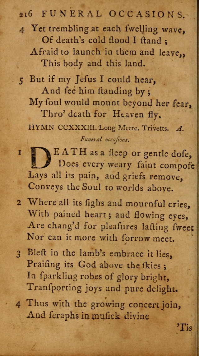 A Selection of Psalms and Hymns: done under the appointment of  the Philadelphian Association page 226