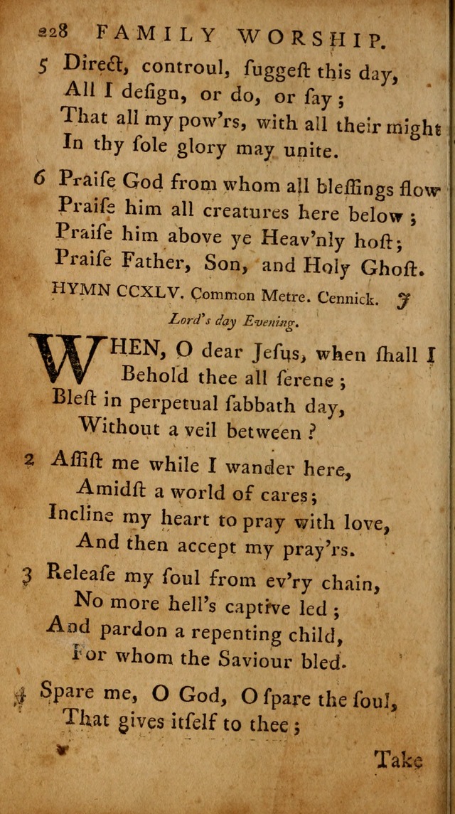 A Selection of Psalms and Hymns: done under the appointment of  the Philadelphian Association page 238