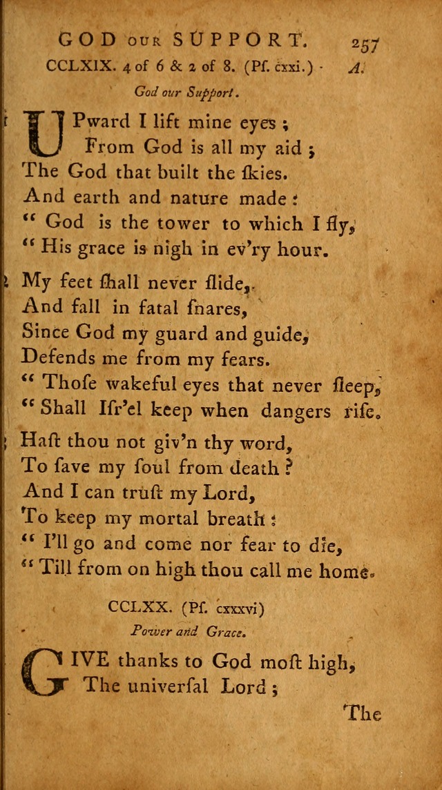 A Selection of Psalms and Hymns: done under the appointment of  the Philadelphian Association page 267