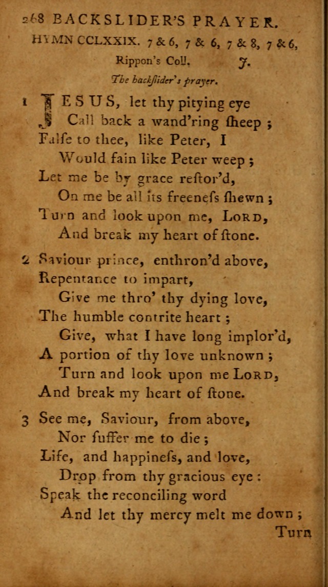 A Selection of Psalms and Hymns: done under the appointment of  the Philadelphian Association page 278