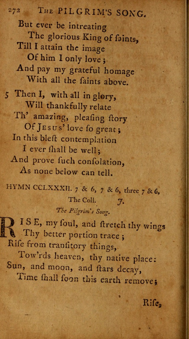 A Selection of Psalms and Hymns: done under the appointment of  the Philadelphian Association page 282