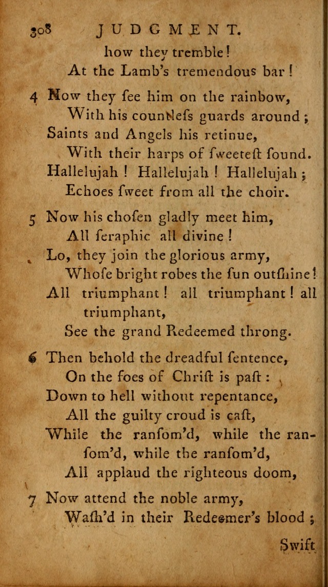 A Selection of Psalms and Hymns: done under the appointment of  the Philadelphian Association page 318