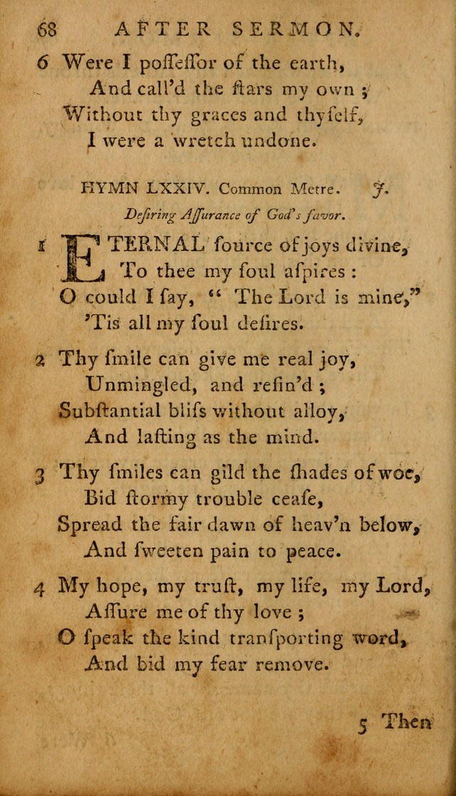 A Selection of Psalms and Hymns: done under the appointment of  the Philadelphian Association page 68