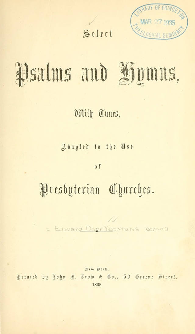 Select Psalms and hymns: adapted to the use of Presbyterian churches page 8
