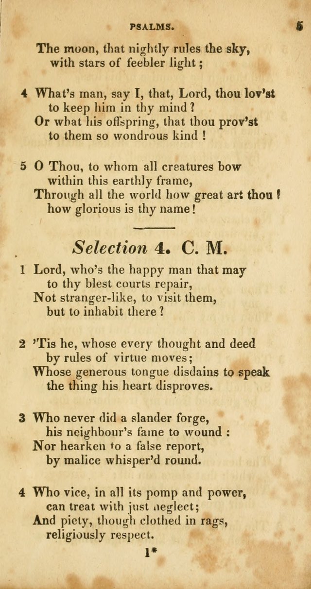 A Selection of Psalms and Hymns, for the use of Sunday Schools page 5