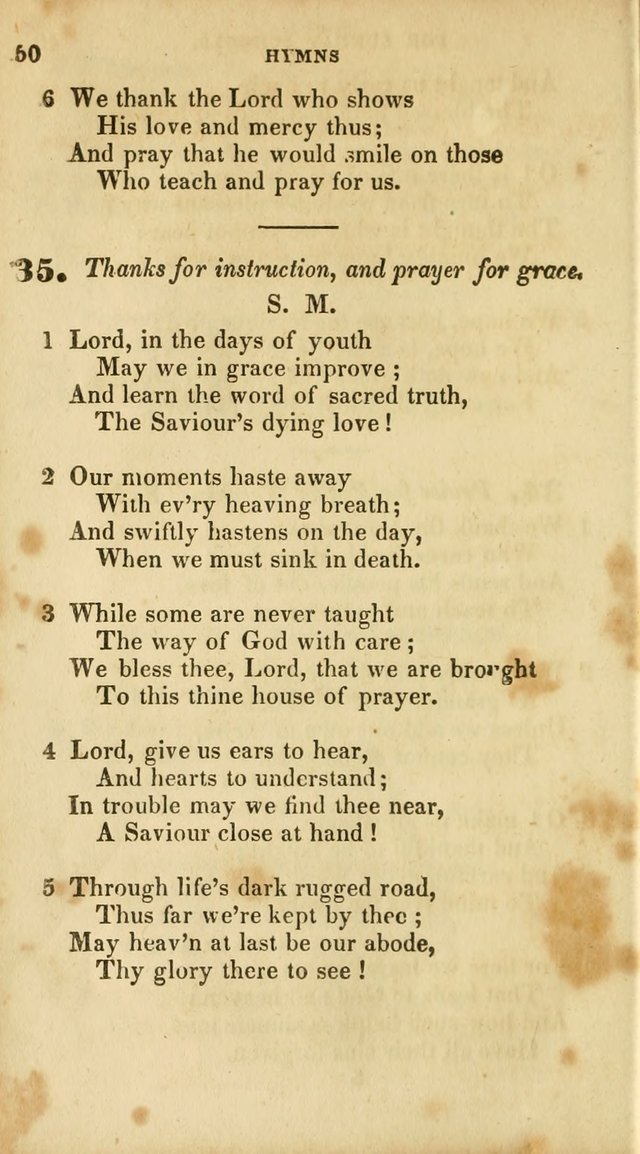 A Selection of Psalms and Hymns, for the use of Sunday Schools page 52