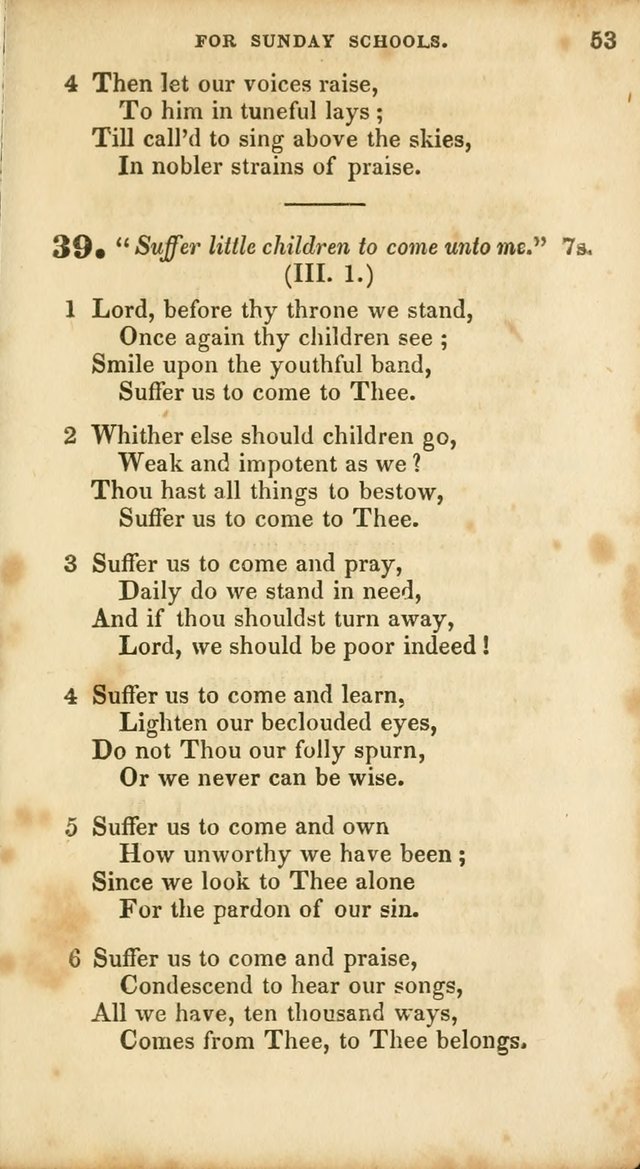 A Selection of Psalms and Hymns, for the use of Sunday Schools page 55