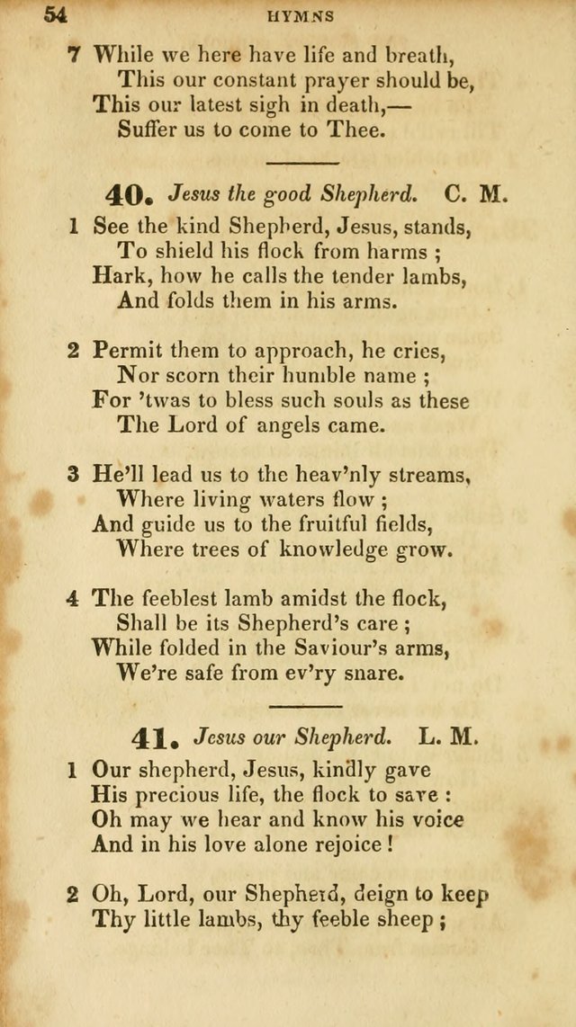 A Selection of Psalms and Hymns, for the use of Sunday Schools page 56