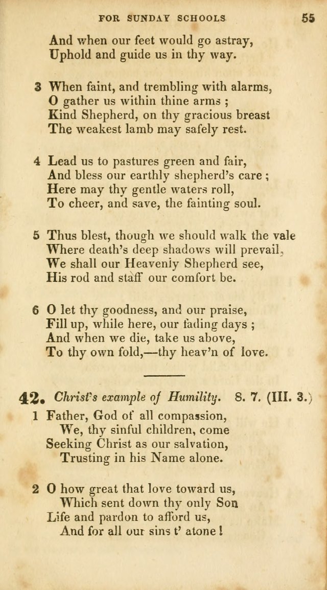 A Selection of Psalms and Hymns, for the use of Sunday Schools page 57