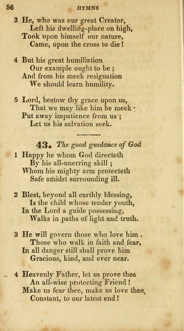 A Selection of Psalms and Hymns, for the use of Sunday Schools page 58