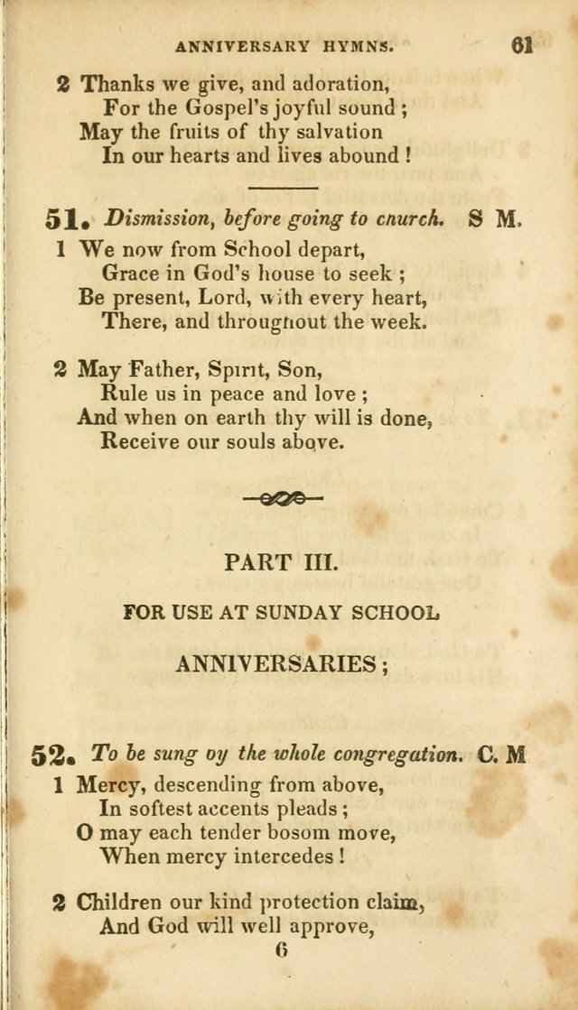 A Selection of Psalms and Hymns, for the use of Sunday Schools page 63